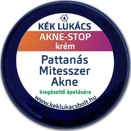 Kék Lukács Akne-Stop krém (pattanás, mittesszer) 30ml