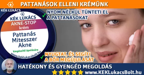 Kék Lukács Akne-Stop krém (pattanás, mittesszer) 30ml