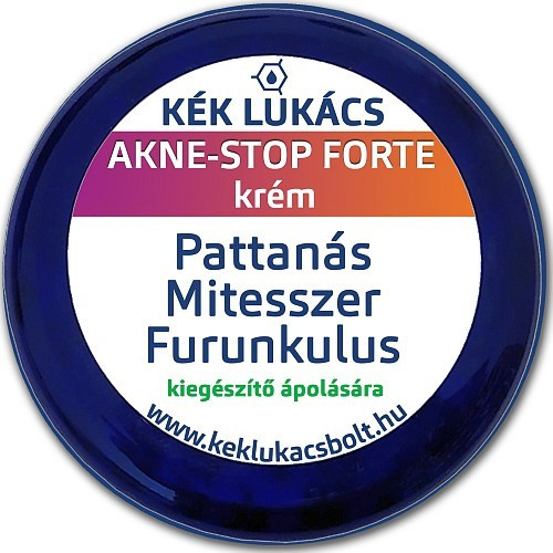 Kék Lukács Akne-Stop Forte krém (pattanás, mittesszer) 15ml