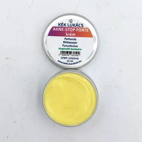 Kék Lukács Akne-Stop Forte krém (pattanás, mittesszer) 15ml
