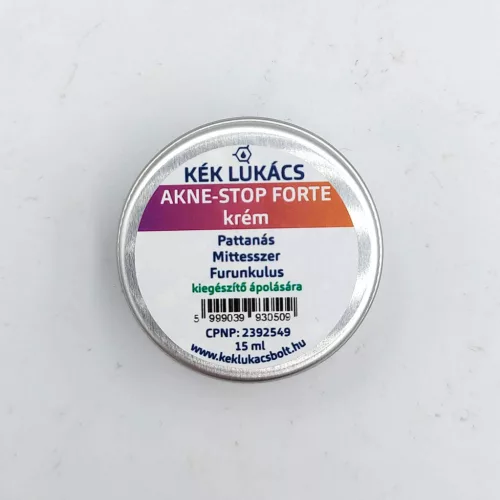 Kék Lukács Akne-Stop Forte krém (pattanás, mittesszer) 15ml