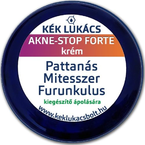 Kék Lukács Akne-Stop Forte krém (pattanás, mittesszer) 30ml