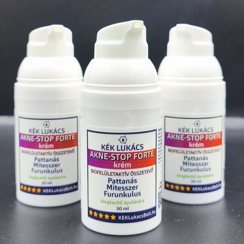 Kék Lukács Akne-Stop Forte krém (pattanás, mittesszer, furunkulus) 30ml
