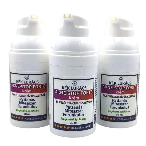 Kék Lukács Akne-Stop Forte krém (pattanás, mittesszer, furunkulus) 30ml