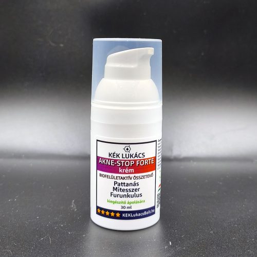 Kék Lukács Akne-Stop Forte krém (pattanás, mittesszer, furunkulus) 30ml