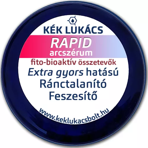 Kék Lukács Arc Rejuvenáló csomagajánlatunk (Rapid Arcszérum, Prémium Arctápláló)
