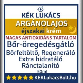 Kék Lukács Ránctalanító Argánolajos Éjszakai Öregedésgátló krém 50ml