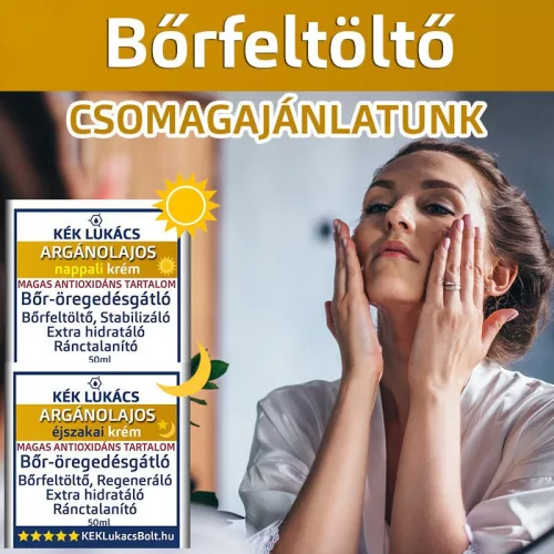 Kék Lukács Ránctalanító Argánolajos Éjszakai Öregedésgátló krém 50ml