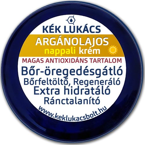 Kék Lukács Ránctalanító Argánolajos Nappali Öregedésgátló krém 50ml