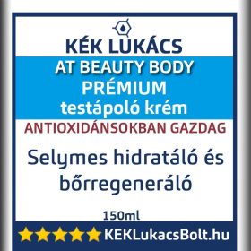 Kék Lukács PRÉMIUM Testápoló krém 2in1 hidratáló, védő, regeneráló At Beauty Body 150ml új csomagolásban