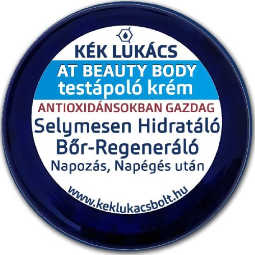 Kék Lukács PRÉMIUM Testápoló krém 2in1 hidratáló, védő, regeneráló At Beauty Body 150ml új csomagolásban