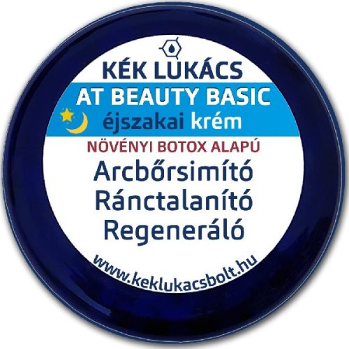 Kék Lukács PRÉMIUM Éjszakai Ránctalanító és Regeneráló krém (Arc) At Beauty 50ml