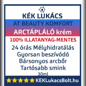   Kék Lukács PRÉMIUM Arctápláló krém (láthatatlan, matt hatás) At Beauty Komfort 30ml