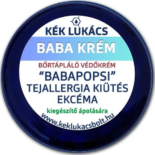 Kék Lukács Baba Krém Popsikrém, bőrápoló védőkrém 55ml