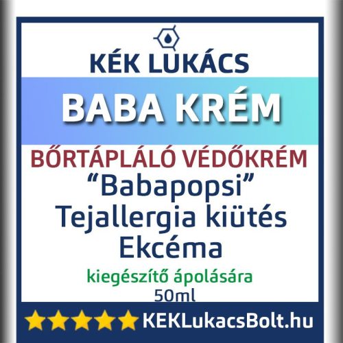 Kék Lukács Baba Krém Popsikrém, bőrápoló védőkrém 50ml