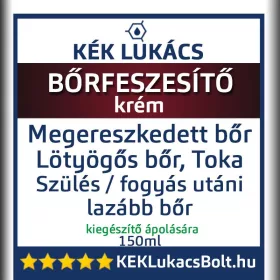 Kék Lukács Bőrfeszesítő krém megereszkedett bőr, lötyögős bőr, toka - 150ml