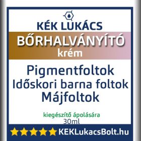 Kék Lukács Bőrhalványító krém (pigmentfolt, májfolt, időskori barnafoltok) 30ml új modern csomagolásban