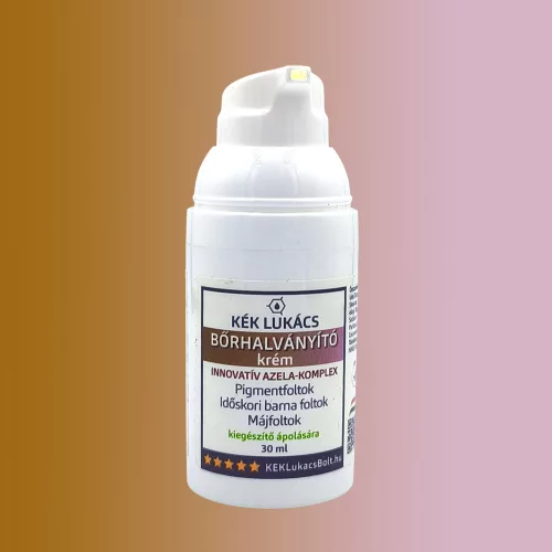 Kék Lukács Bőrhalványító krém (pigmentfolt, májfolt, időskori barnafoltok) 30ml új modern csomagolásban