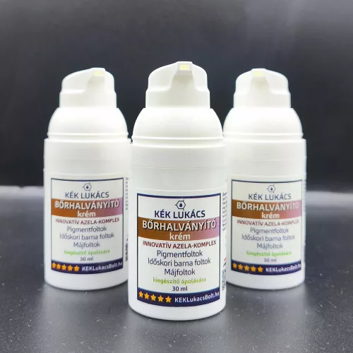 Kék Lukács Bőrhalványító krém (pigmentfolt, májfolt, időskori barnafoltok) 30ml új modern csomagolásban