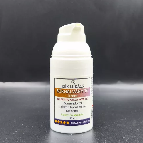 Kék Lukács Bőrhalványító krém (pigmentfolt, májfolt, időskori barnafoltok) 30ml új modern csomagolásban