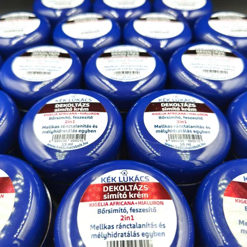 Kék Lukács Dekoltázs Simító krém 2in1 (Mellkas ránctalanító + Mélyhidratáló) 55ml