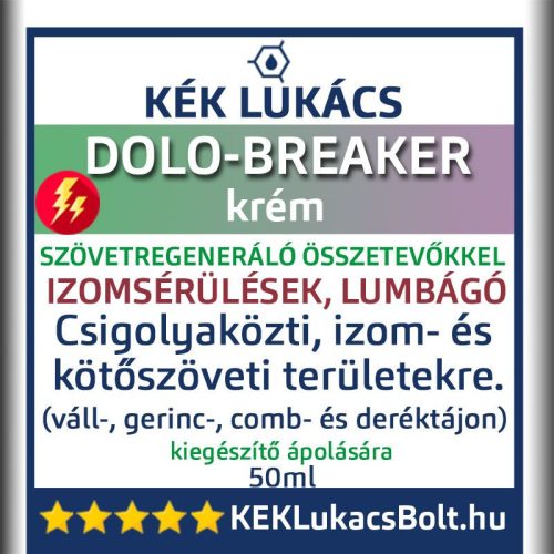 Kék Lukács Dolo-Breaker (izomsérülések, lumbágó) Szövetregeneráló krém 50ml