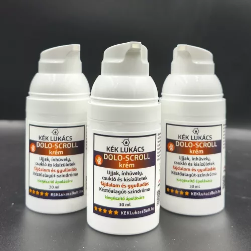 Kék Lukács Dolo-Scroll (ínhüvely, csukló és kisízületek, kéztőalagút-szindróma) 30ml