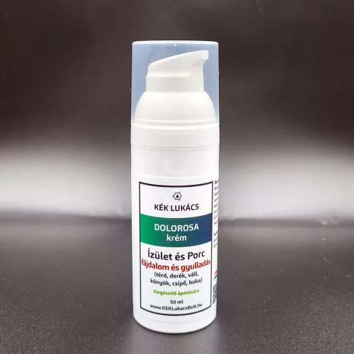 Kék Lukács Ízület és Porc (térd, váll, csípő, hát, derék) Dolorosa krém 50ml