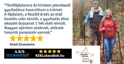 Kék Lukács Ízület és Porc (térd, váll, csípő, hát, derék) Dolorosa krém 3 darabos csomagajánlatunk