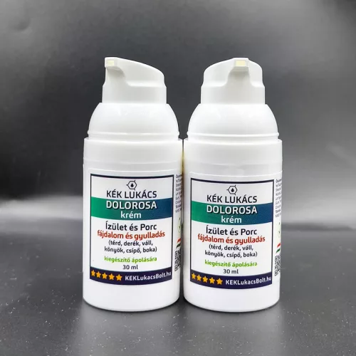 Kék Lukács Ízület és Porc (térd, váll, csípő, hát, derék) Dolorosa krém 30ml
