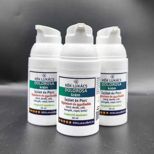 Kék Lukács Ízület és Porc (térd, váll, csípő, hát, derék) Dolorosa krém 30ml