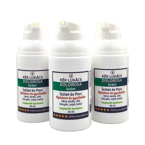 Kék Lukács Ízület és Porc (térd, váll, csípő, hát, derék) Dolorosa krém 30ml