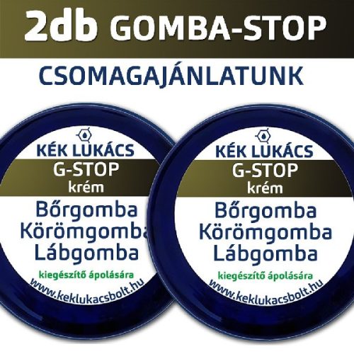 Kék Lukács G-Stop (bőr-, láb-, körömgomba) 2 darabos csomagajánlatunk