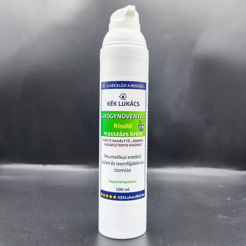 Kék Lukács Gyógynövényes frissítő krém (reumatikus izom és ízületi fájdalmak) 100ml
