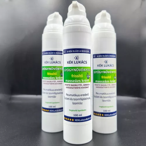 Kék Lukács Gyógynövényes frissítő krém (reumatikus izom és ízületi fájdalmak) 100ml