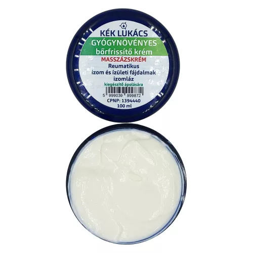 Kék Lukács Gyógynövényes frissítő krém (reumatikus izom és ízületi fájdalmak) 100ml