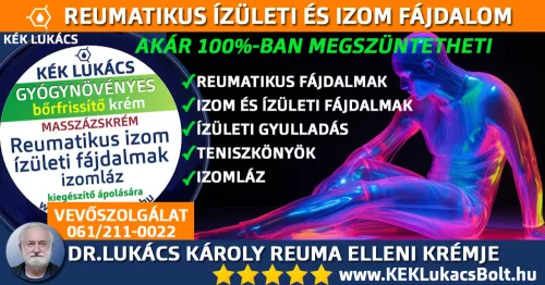 Kék Lukács Gyógynövényes frissítő krém (reumatikus izom és ízületi fájdalmak) 100ml