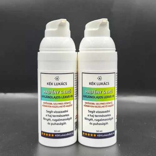 Kék Lukács Hajfény & Erő Argánolajos Leave-in hajápoló krém 50ml