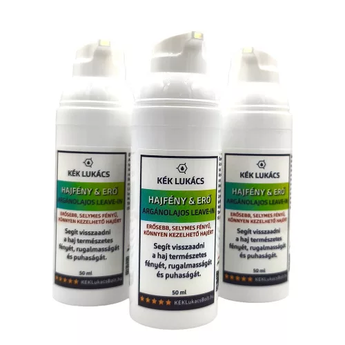 Kék Lukács Hajfény & Erő Argánolajos Leave-in hajápoló krém 50ml