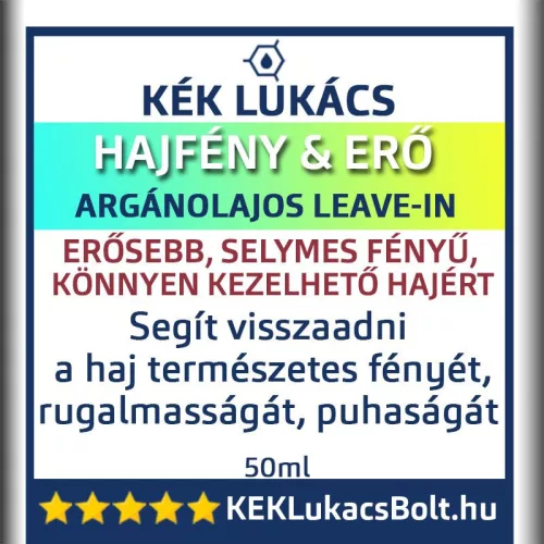 Kék Lukács Hajerő és Vitalizáló Csomag vékonyszálú, tartás nélküli és gubancos haj