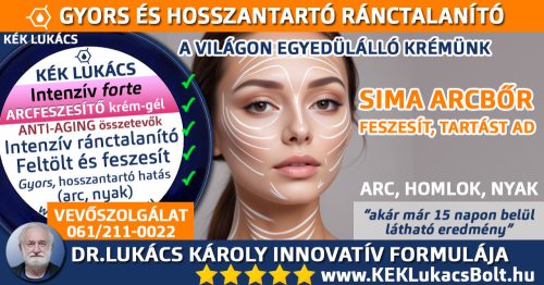Kék Lukács Intenzív Forte Arcfeszesítő krém (arc, nyak) 30ml