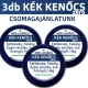 Kék Lukács Kék Kenőcs ZERO 3 darabos csomagajánlatunk új tégelyben (felfekvés, fekélyes seb, égési sérülés, orbánc) eredeti, hitelesített 90ml