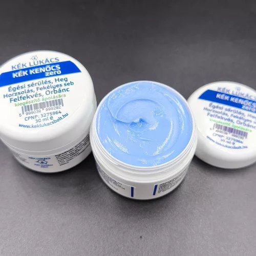Kék Lukács Kék Kenőcs ZERO új tégelyben (felfekvés, fekélyes seb, égési sérülés) eredeti, hitelesített 30ml