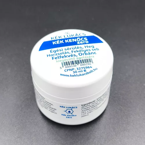Kék Lukács Kék Kenőcs ZERO új tégelyben (felfekvés, fekélyes seb, égési sérülés) eredeti, hitelesített 30ml