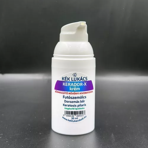 Kék Lukács Kerador-X krém (futó szemölcs, talpiszemölcs, dorozmás bőr, keratosis pilaris)