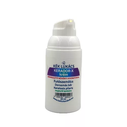 Kék Lukács Kerador-X krém (futó szemölcs, talpiszemölcs, dorozmás bőr, keratosis pilaris)