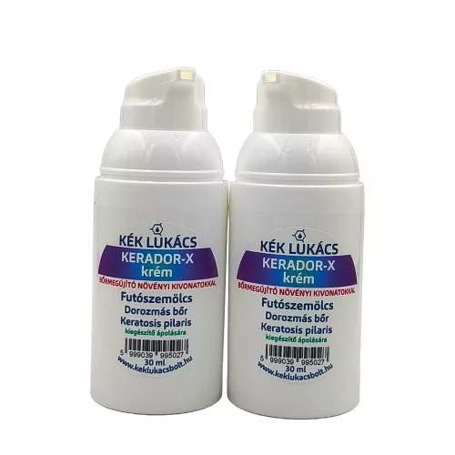 Kék Lukács Kerador-X krém (futó szemölcs, talpiszemölcs, dorozmás bőr, keratosis pilaris)