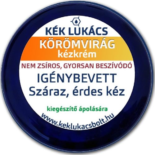 Kék Lukács Körömvirág kézkrém (erősen igénybevett, száraz) 30ml