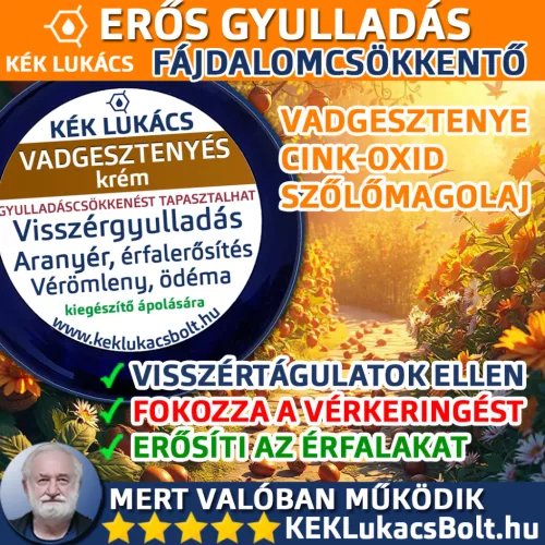 Kék Lukács természetes lábápoló csomag (visszér) 100ml+55ml