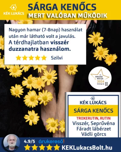 Kék Lukács természetes lábápoló csomag (visszér) 100ml+55ml